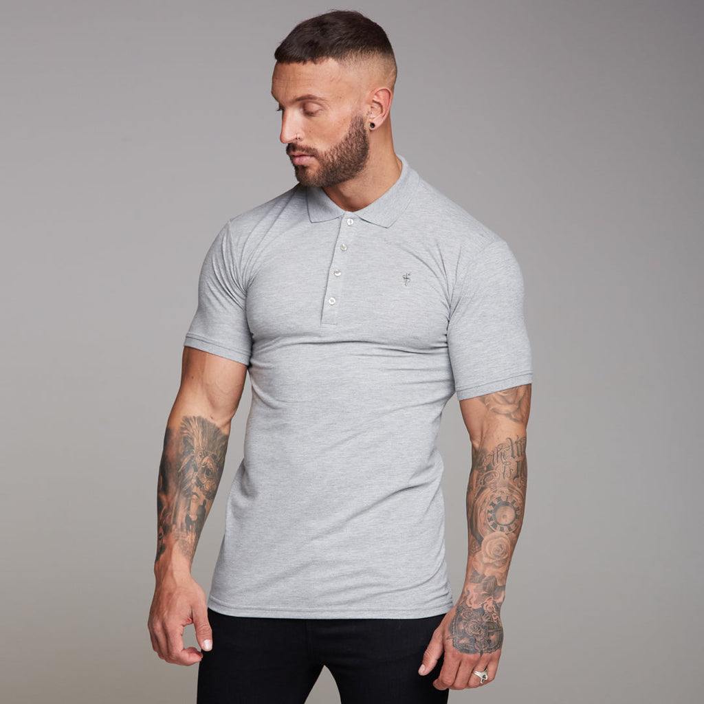 Father Sons Classic Grey Polo Shirt - FSH048